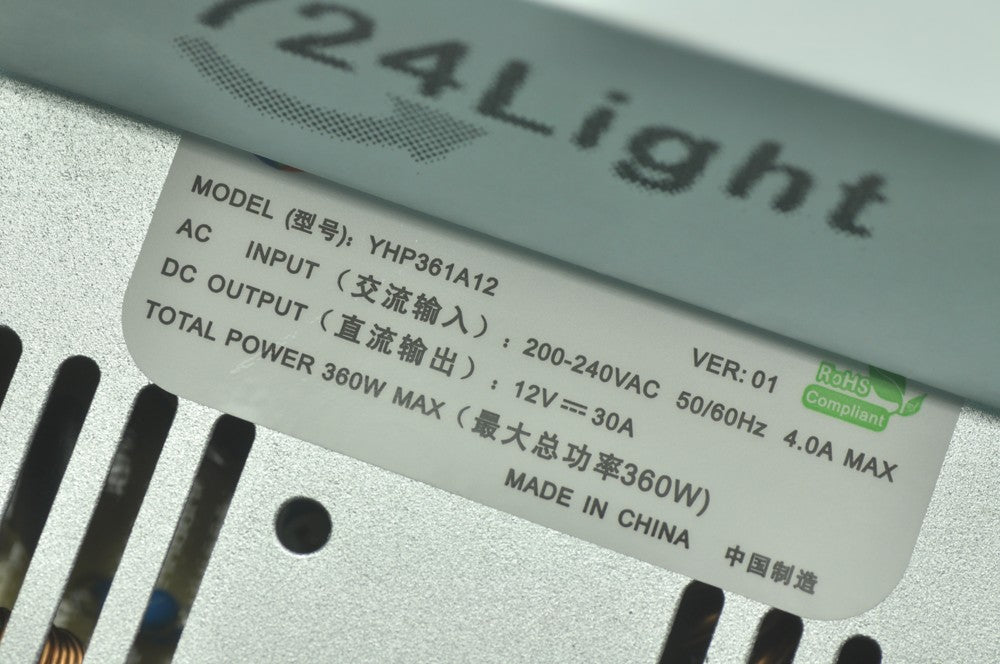 360 Watt LED Power Supply 12V 30A LED Power Supplies AC 200 - 240V For LED Strips LED Light