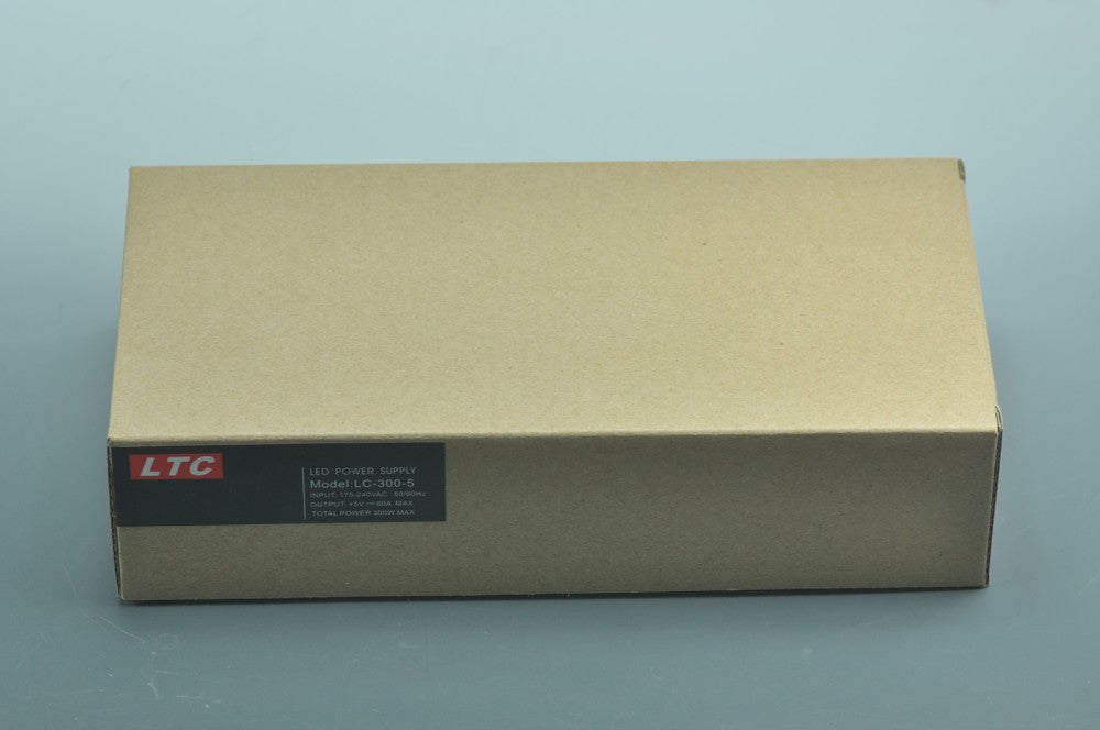 300 Watt LED Power Supply 5V 60A LED Power Supplies Rain-proof AC 175 - 240V For LED Strips LED Light