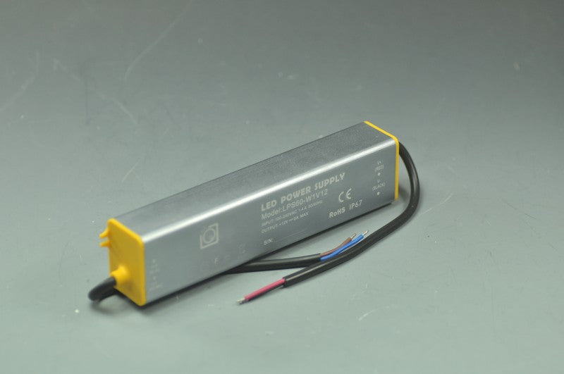 60 Watt LED Power Supply 12V 5A LED Power Supplies Rain-proof For LED Strips LED Lighting