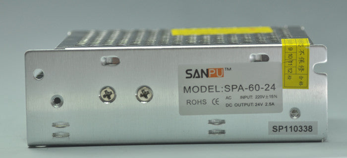 60 Watt LED Power Supply 24V 2.5A LED Power Supplies For LED Strips LED Light