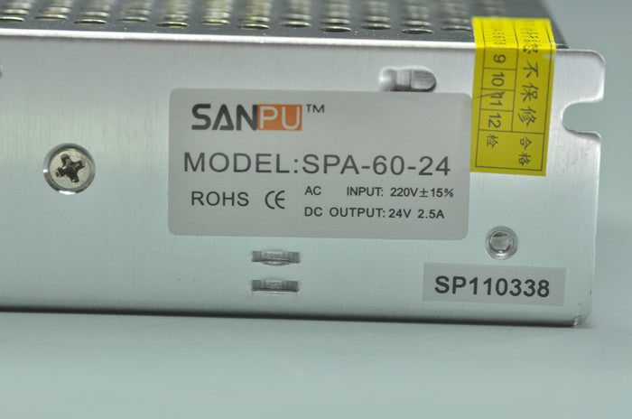 60 Watt LED Power Supply 24V 2.5A LED Power Supplies For LED Strips LED Light