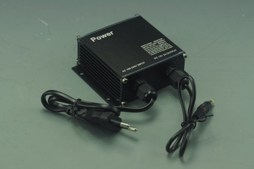 Waterproof 36W 12V 3A Power Supply IP65 Outdoor DC Transformer For LED  light