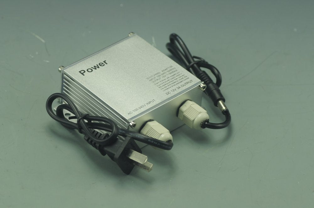 Waterproof 36W 12V 3A Power Supply IP65 Outdoor DC Transformer For LED  light