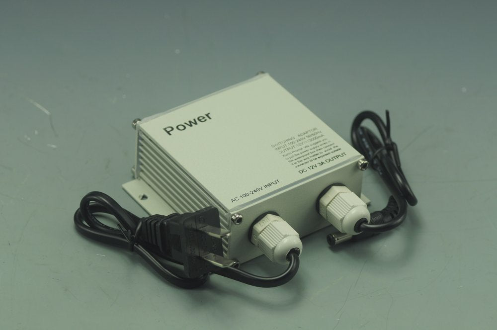 Waterproof 36W 12V 3A Power Supply IP65 Outdoor DC Transformer For LED  light