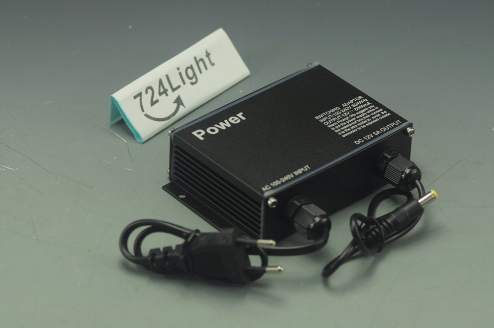 Waterproof 60W 12V 5A Power Supply IP65 Outdoor Transformer For LED Strip lighting