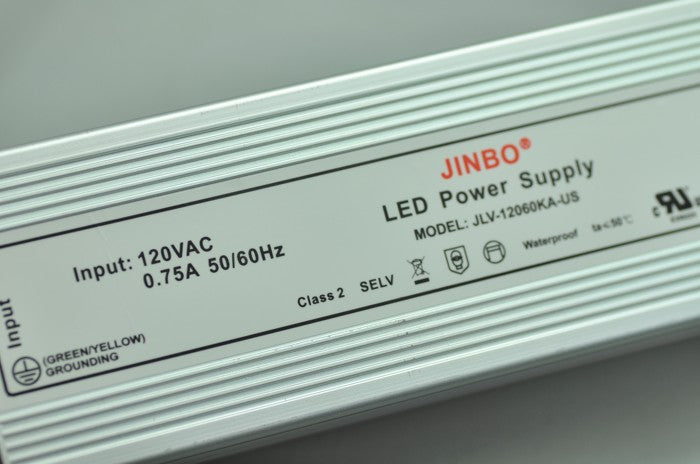 60 Watt LED Power Supply 12V 5A LED Power Supplies Waterproof UL Certification For LED Strips LED Light