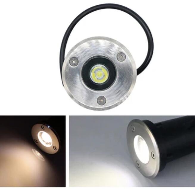 1W / 3W / 5W /7W IP67 Waterproof Underground Fixture Landscape Uplighting Well LED Garden Lights