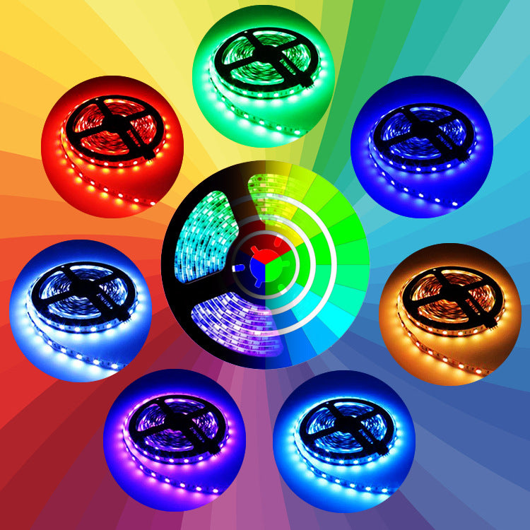 12V 5050LED RGB 44 KEY INFRAED IR REMOTE CONTROL STRIP LIGHT 150LEDS/METER 12V5050 LOW VOLTAGE HIGH BRIGHTNESS STRIP LIGHT 5M (16.4FT) 300LEDS  5050STRIP LIGHTSS