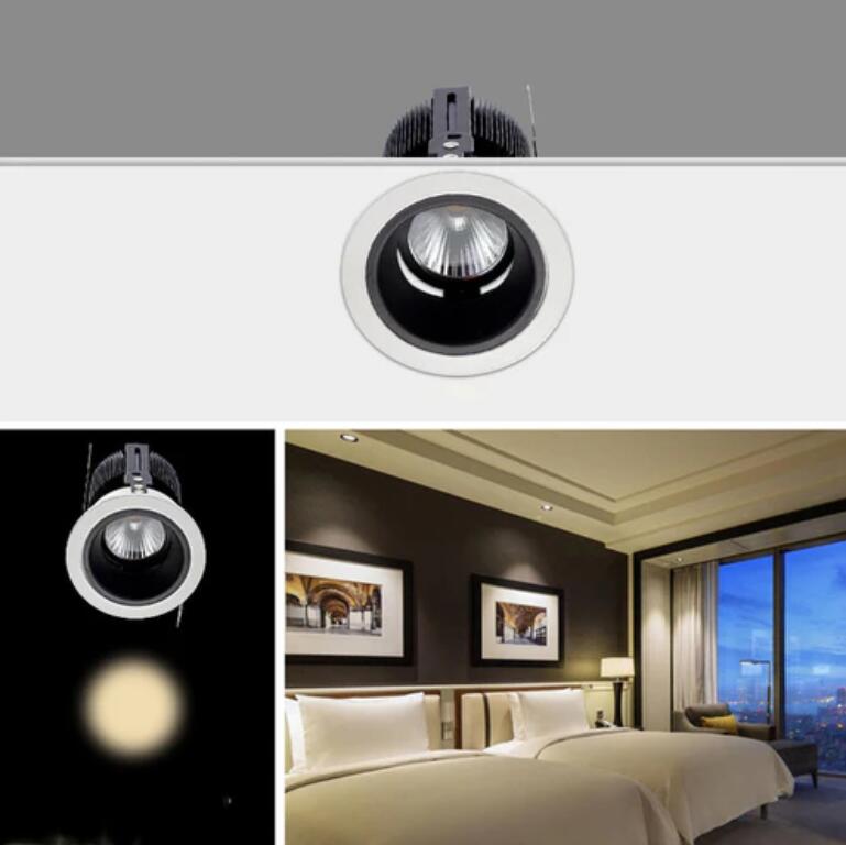 White/Black/Silver Inner Reflector Stunning Interior Decorative Recessed Roof Mounting Downlights