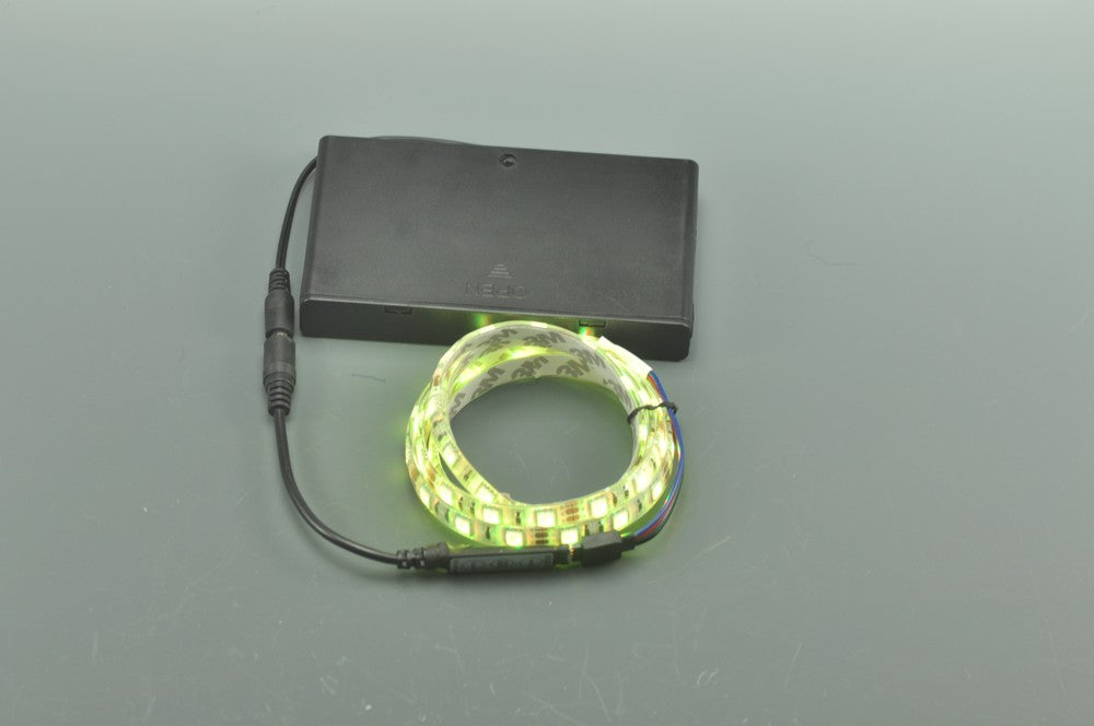 1M LED Strip Battery Kit 5050 RGB LED Battery Kit with 8 AAA Battery Box