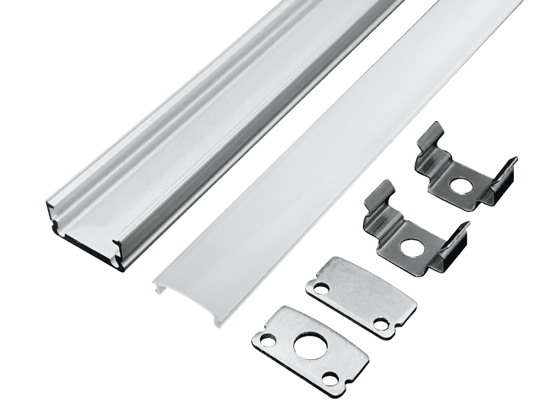 Line light hard light strip light with card slot aluminum shell aluminum slot 1307