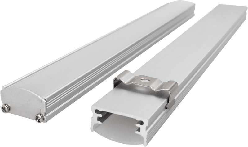 Seamless docking cabinet office linear light installation easy hard light strip aluminum groove shell kit
