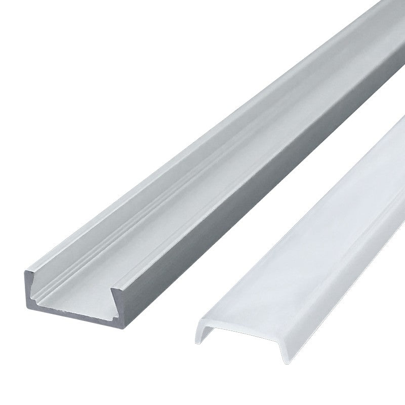 1506 Easy installation seamless docking cabinet office line light hard light strip aluminum groove shell kit