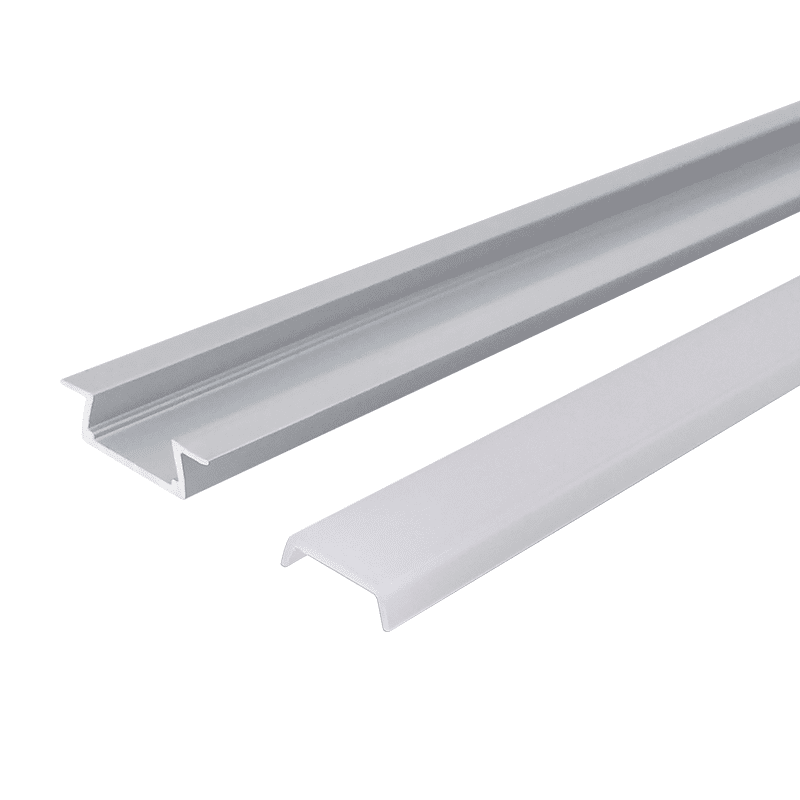 1506 embedded installation convenient seamless docking cabinet office line light hard light strip aluminum groove shell kit