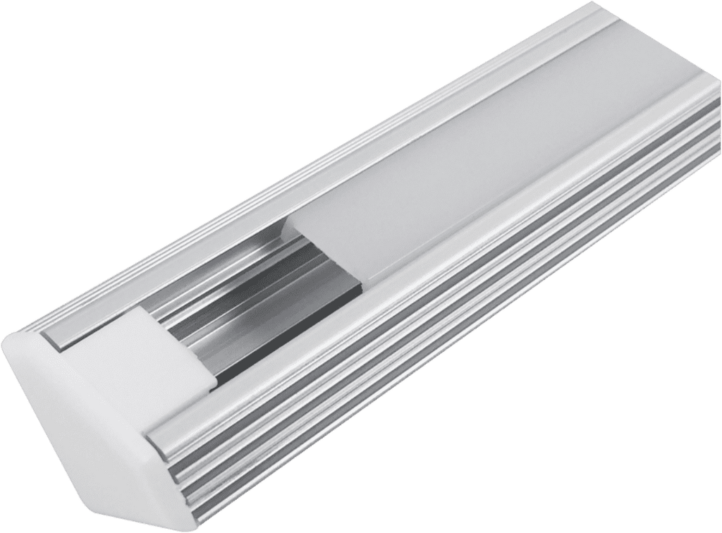 V-type 1919 triangular aluminum groove line light hard light bar aluminum groove shell kit