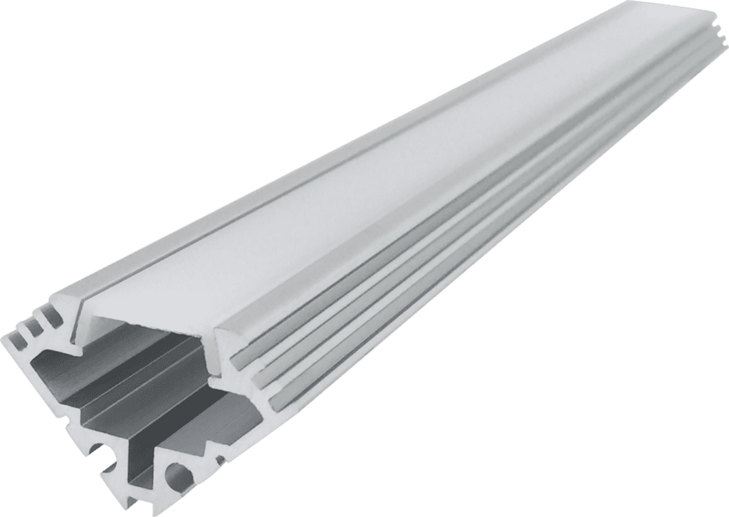 V-type 1919 triangular aluminum groove line light hard light bar aluminum groove shell kit