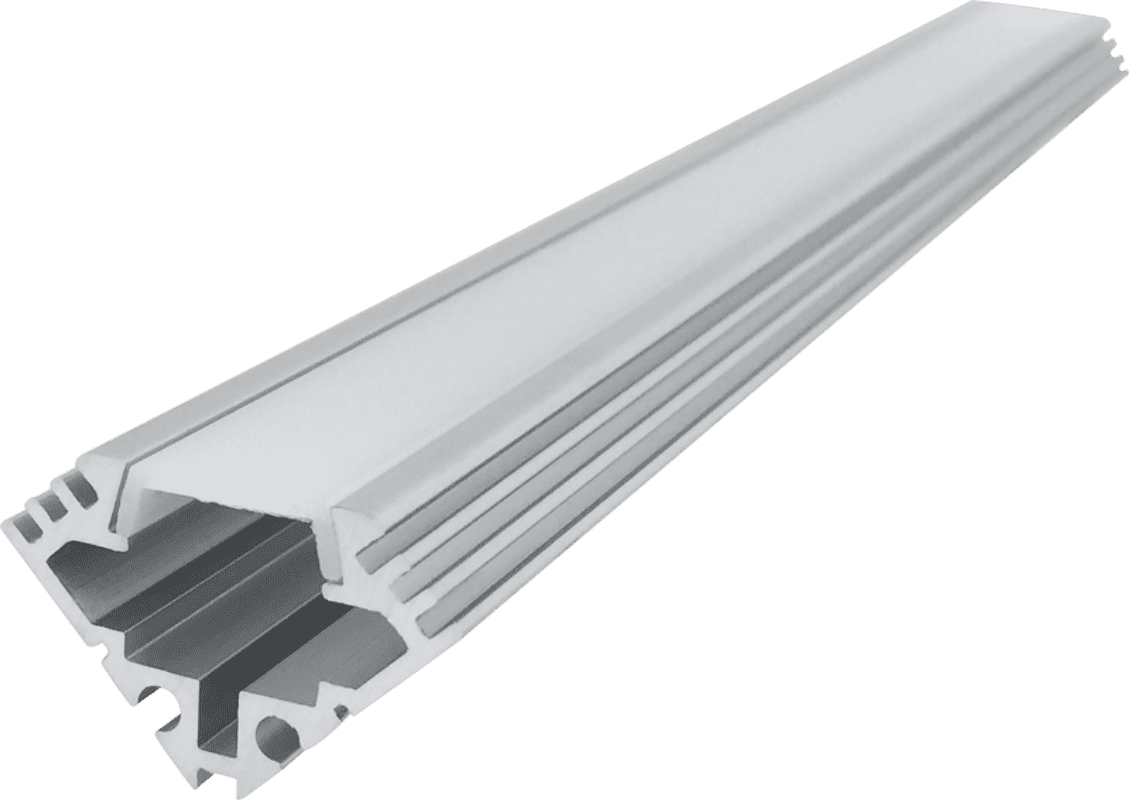 V-type 1919 triangular aluminum groove line light hard light bar aluminum groove shell kit