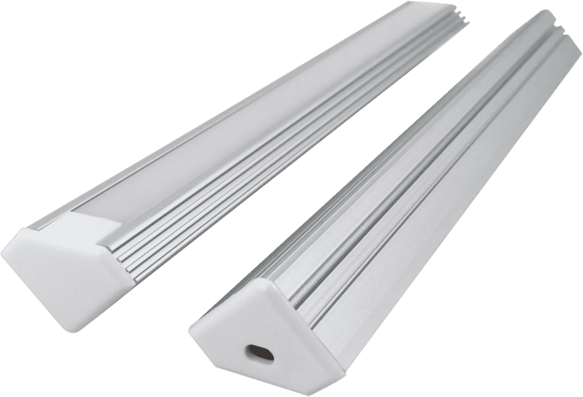 V-type 1919 triangular aluminum groove line light hard light bar aluminum groove shell kit