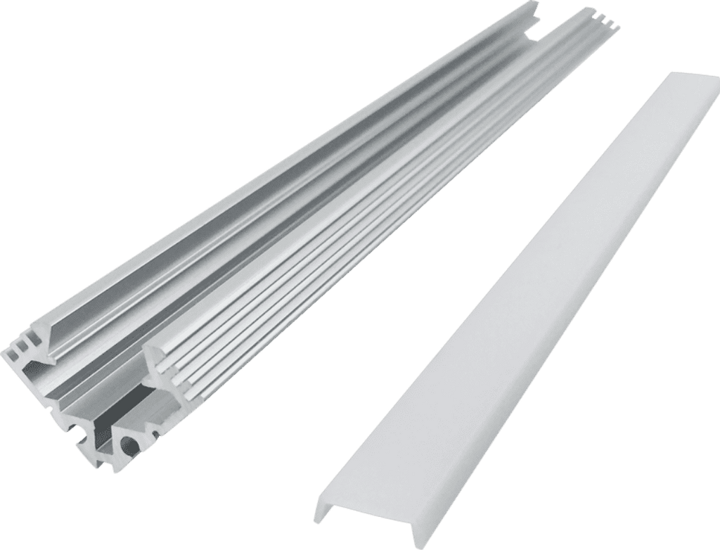 V-type 1919 triangular aluminum groove line light hard light bar aluminum groove shell kit