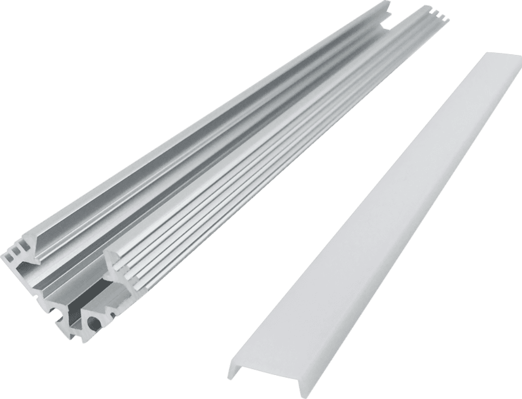 V-type 1919 triangular aluminum groove line light hard light bar aluminum groove shell kit