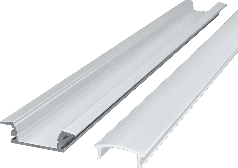 Edge Recessed Cabinet Laminate Shelf Linear Light Hard Light Bar Aluminum Slot Shell Kit
