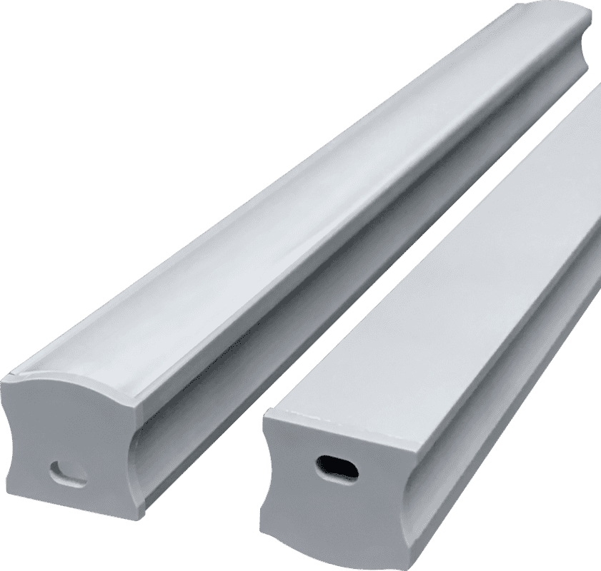 1715 Line Light Aluminum Hard Light Bar Aluminum Slot Shell Kit PC Extrusion