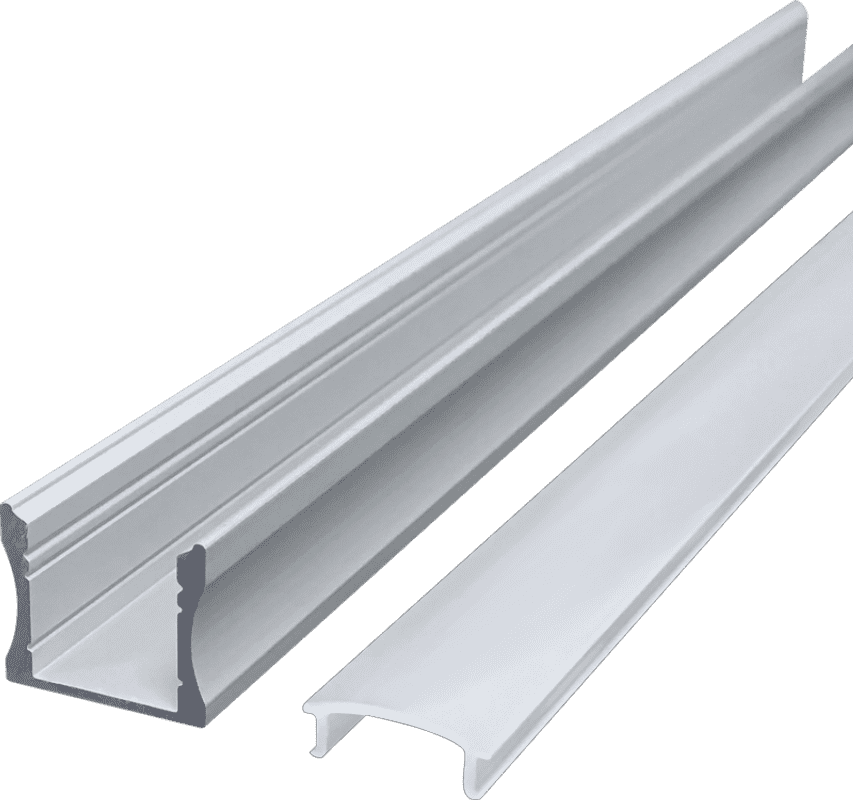 1715 Line Light Aluminum Hard Light Bar Aluminum Slot Shell Kit PC Extrusion