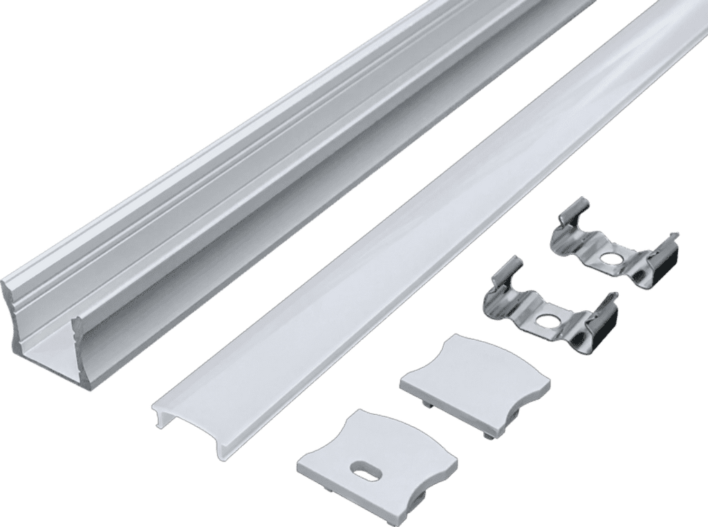 1715 Line Light Aluminum Hard Light Bar Aluminum Slot Shell Kit PC Extrusion