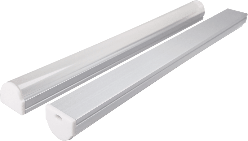 1708 with lens with PC spotless 12mm wide PCB line light hard light bar aluminum groove shell kit