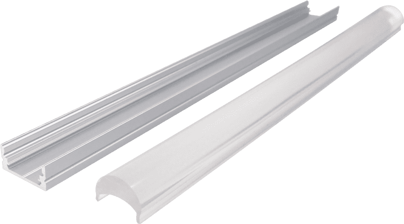 1708 with lens with PC spotless 12mm wide PCB line light hard light bar aluminum groove shell kit