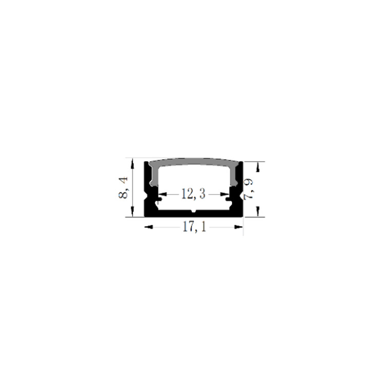 1708 Explosive models are easy to install, seamless docking cabinets, office line lights, hard light strips, aluminum groove shell kits