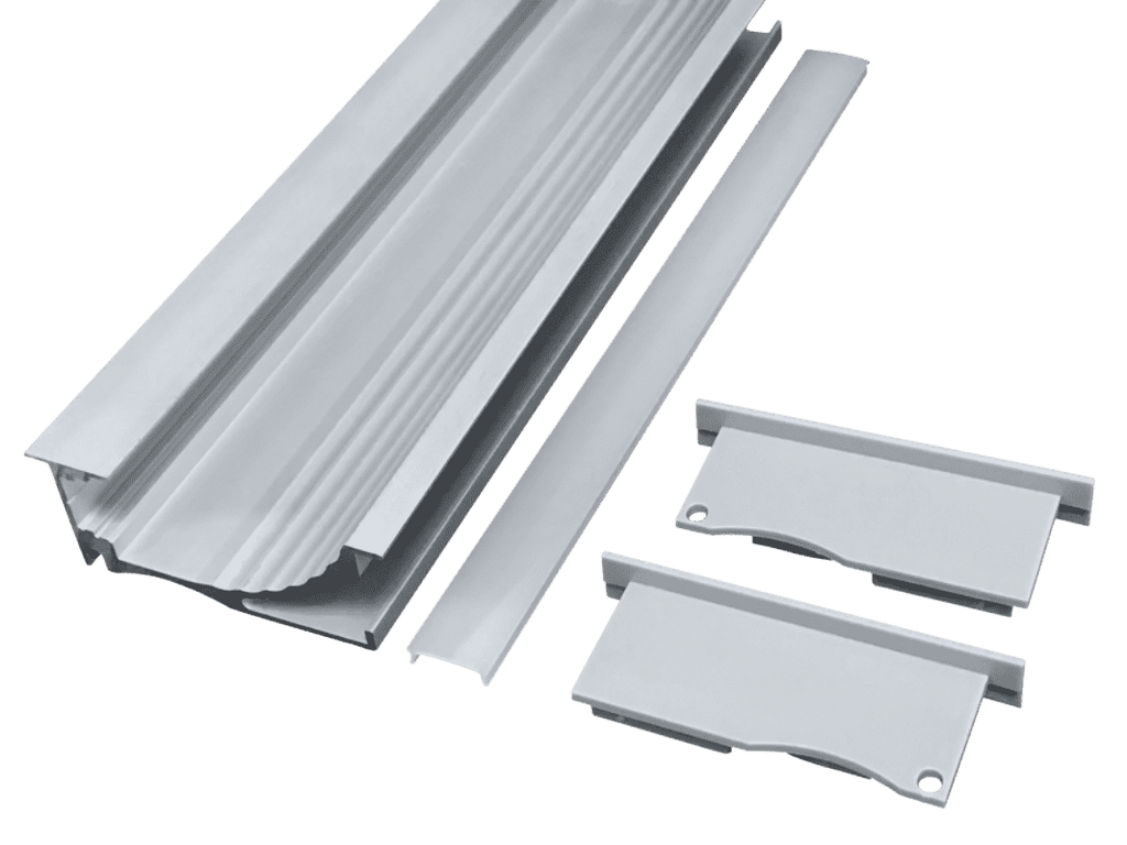 Baseboard line light hard light strip shell aluminum groove