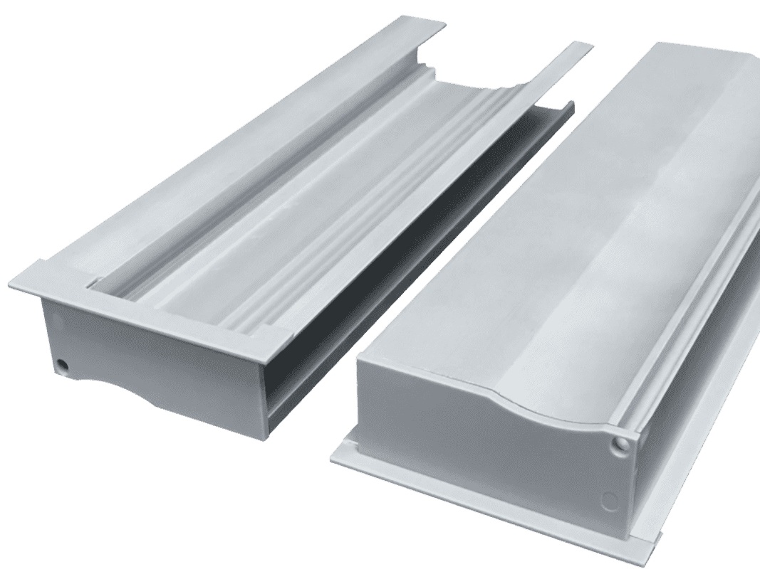 Baseboard line light hard light strip shell aluminum groove