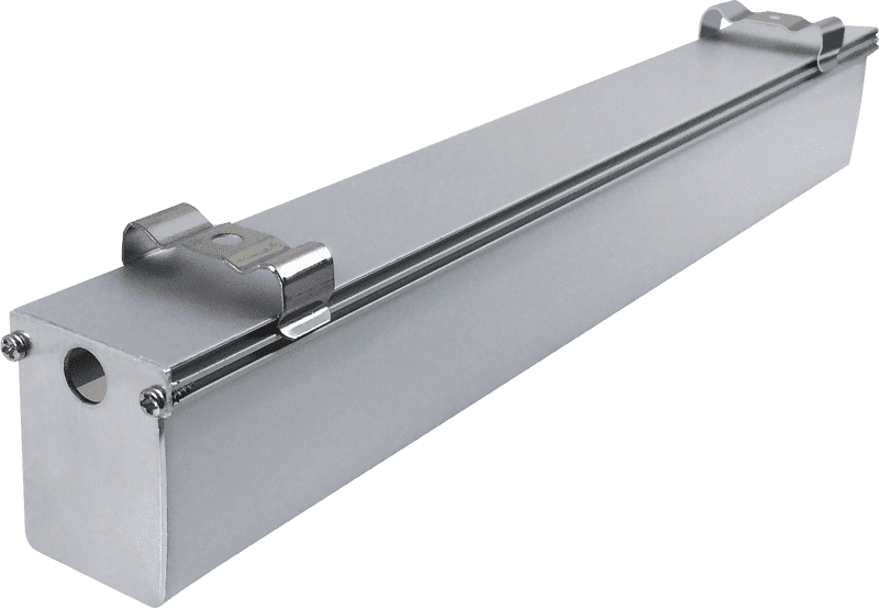 2229 square mask three-sided luminous surface mounted engineering custom line light hard light bar aluminum groove shell kit