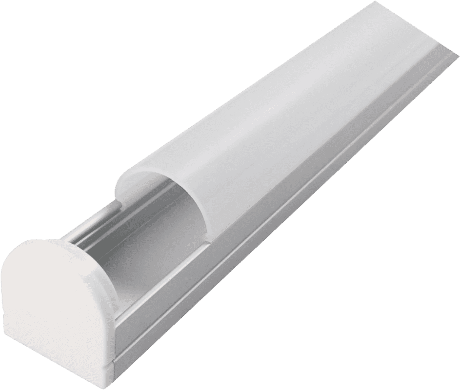 2020LED arc PC linear light hard light bar aluminum shell kit