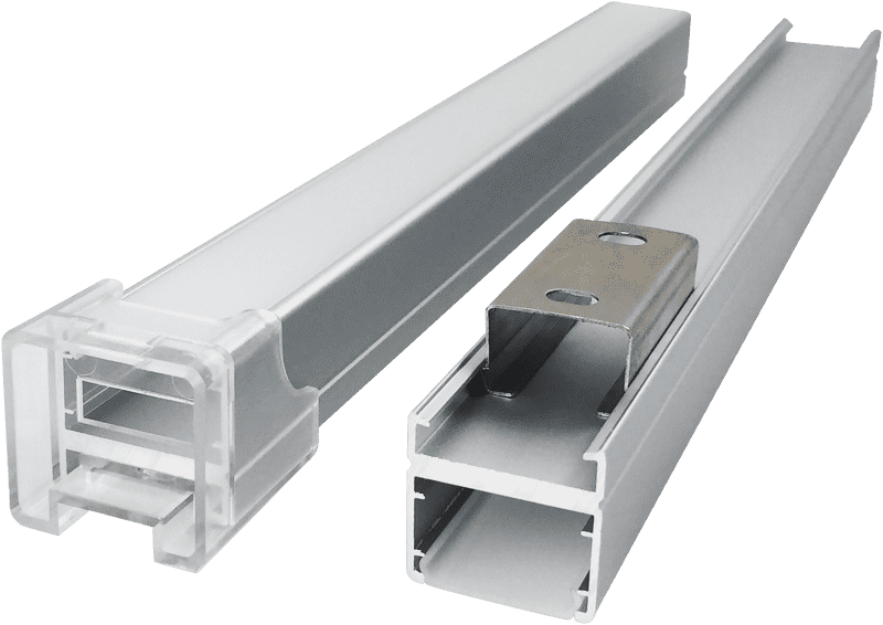 With Magnet Magnetic Mounting Shelf Line Light Hard Light Bar Aluminum Slot Shell Kit