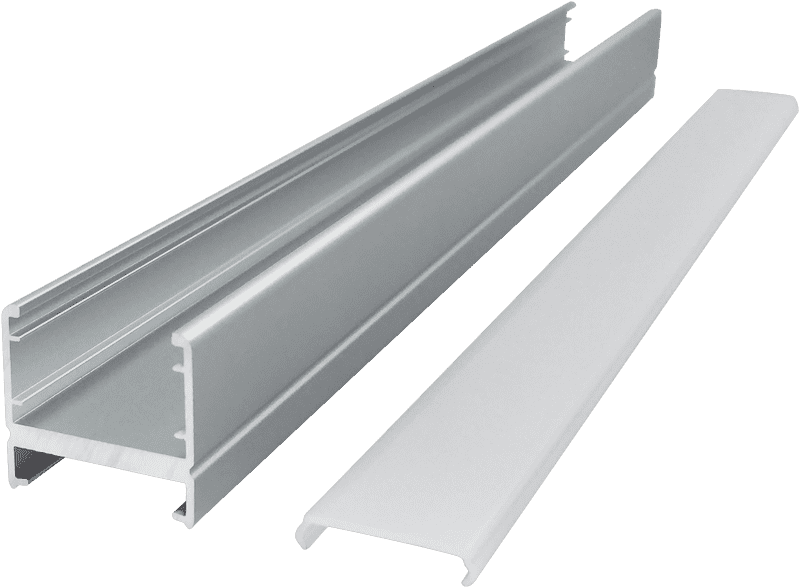 With Magnet Magnetic Mounting Shelf Line Light Hard Light Bar Aluminum Slot Shell Kit