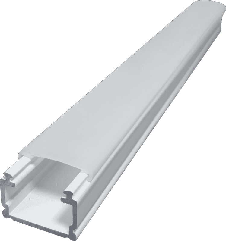 T5 shadowless butt line light hard light bar aluminum groove shell kit 1916