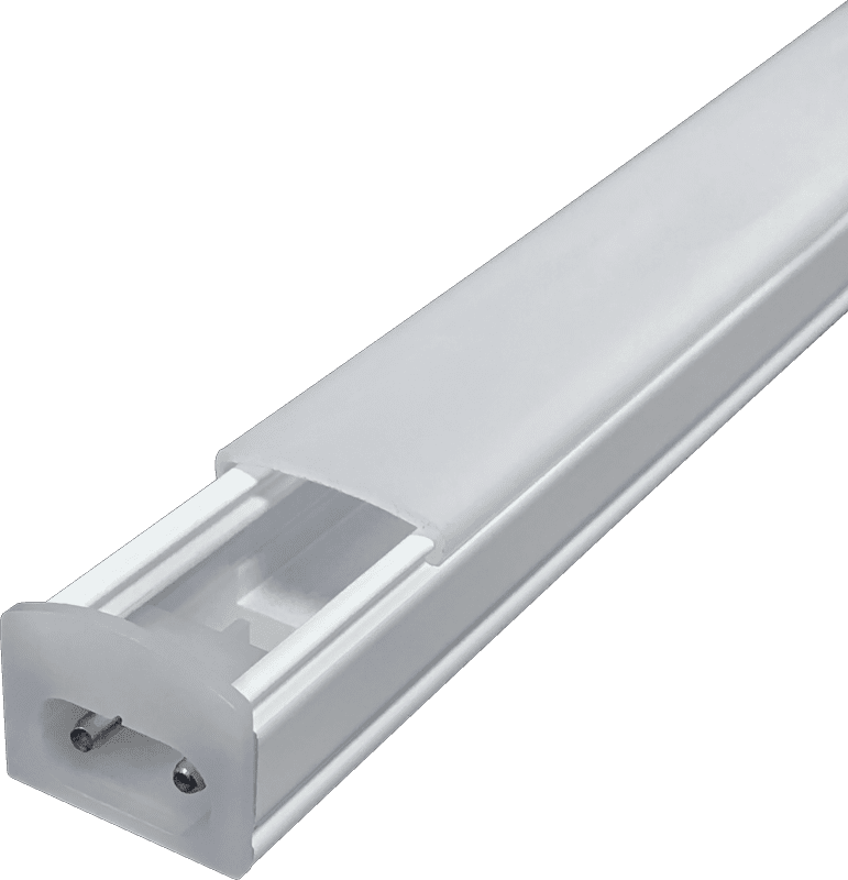 T5 shadowless butt line light hard light bar aluminum groove shell kit 1916