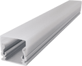 2121 square mask three-sided luminous surface mounted high-end engineering line light hard light bar aluminum groove shell kit