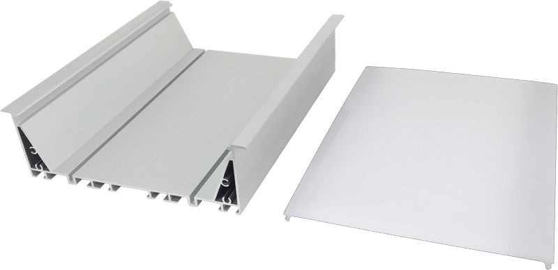 Slotted Edge Recessed Seamless Butt Jointable Linear Light Housing Kit 16550