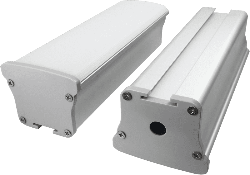 40mm wide linear light hard light bar aluminum groove shell kit