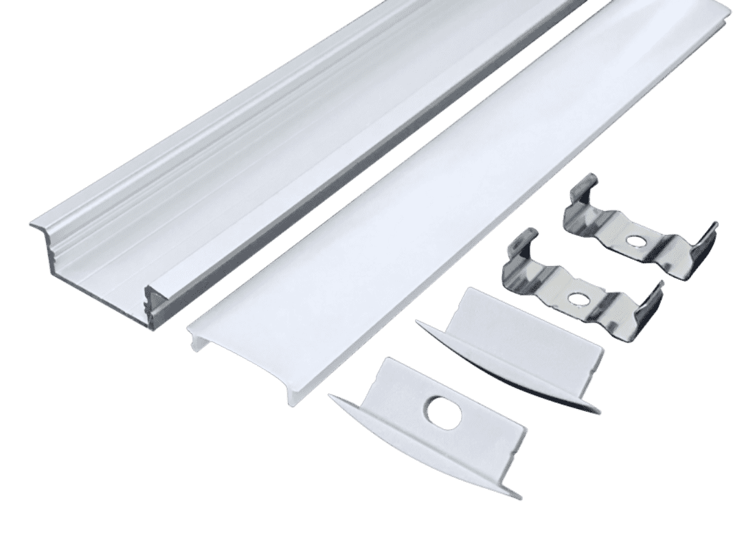 With edge office line light kit aluminum trough shell aluminum lamp trough