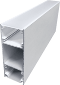 H-type double-sided light-emitting built-in power supply hoisting office commercial high-end line light straight light housing kit