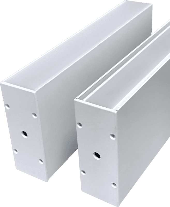 H-type double-sided light-emitting built-in power supply hoisting office commercial high-end line light straight light housing kit