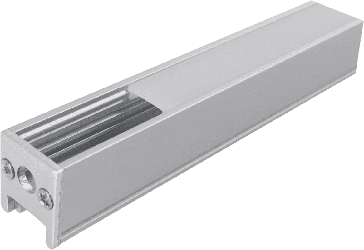 New 1315 with magnet magnetic installation supermarket shelf shoe rack line light hard light bar aluminum groove shell kit