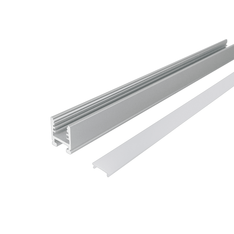 New 1315 with magnet magnetic installation supermarket shelf shoe rack line light hard light bar aluminum groove shell kit