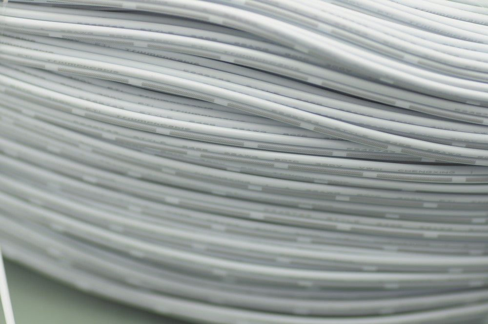 White TWO 2Pin  LED Extension  Tinned Copper Wire Cable Wire Cord Free Cutting 1M - 100M (3.28foot - 328foot) 22AWG for led strips single color 3528 5050 Strip Light