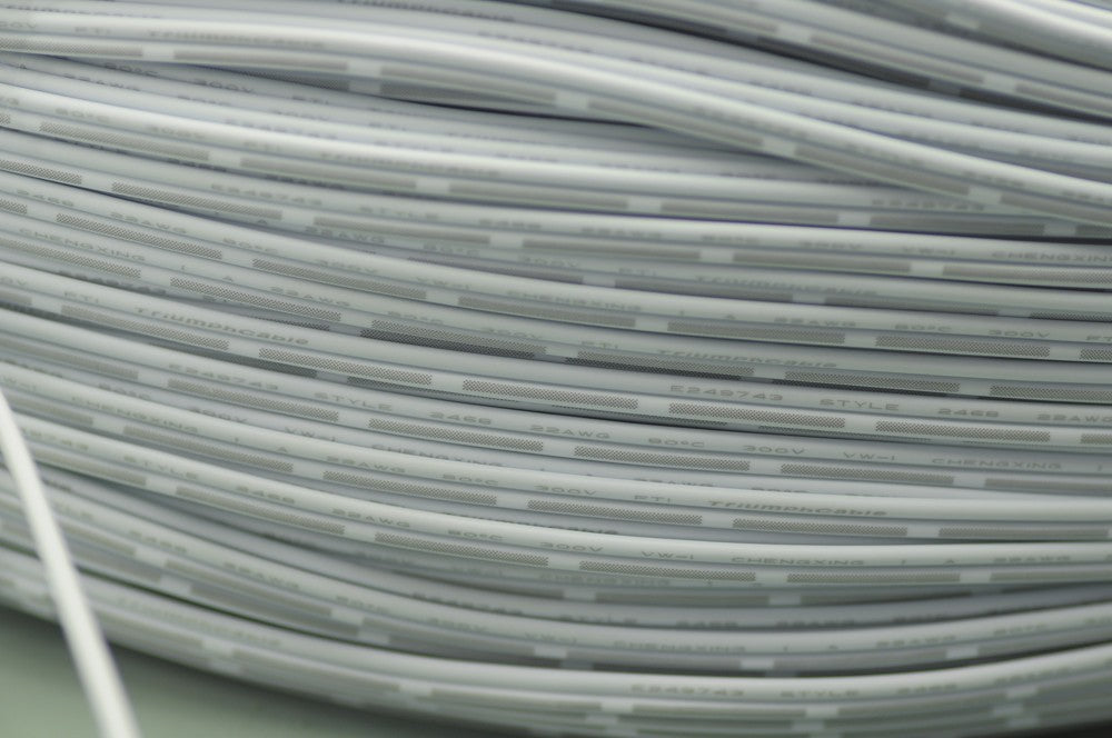 White TWO 2Pin  LED Extension  Tinned Copper Wire Cable Wire Cord Free Cutting 1M - 100M (3.28foot - 328foot) 22AWG for led strips single color 3528 5050 Strip Light