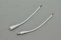 White DC Connector 22 AWG  16cm Female Male LED Power Supply DC Cable Cord For LED Strip Light